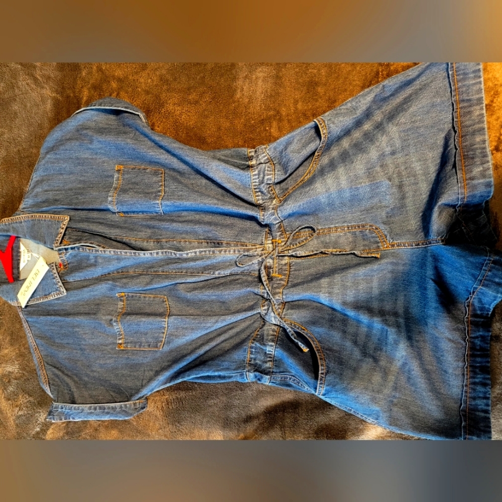 Blue Jean Romper